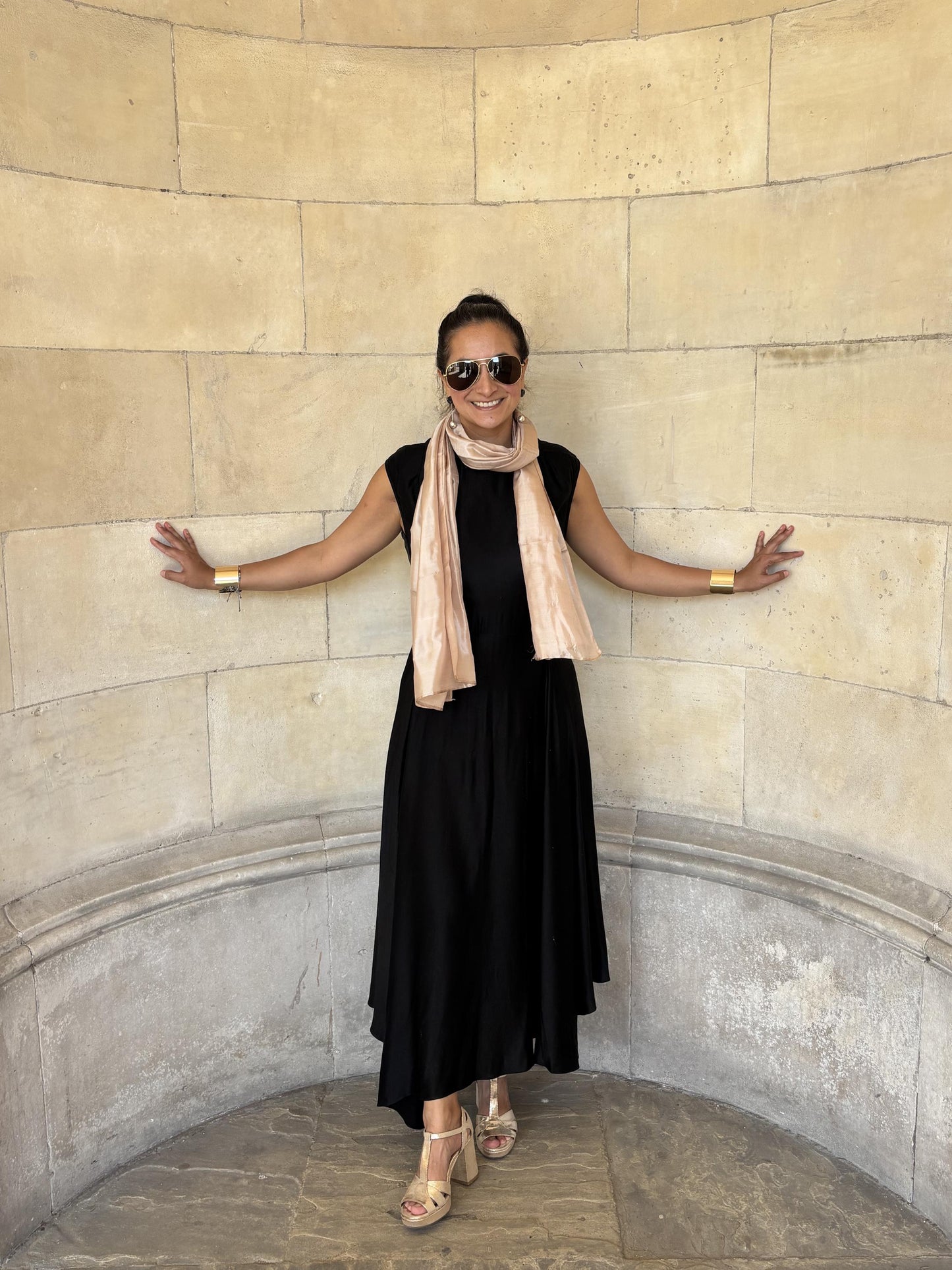 Carlotta Beige Scarf