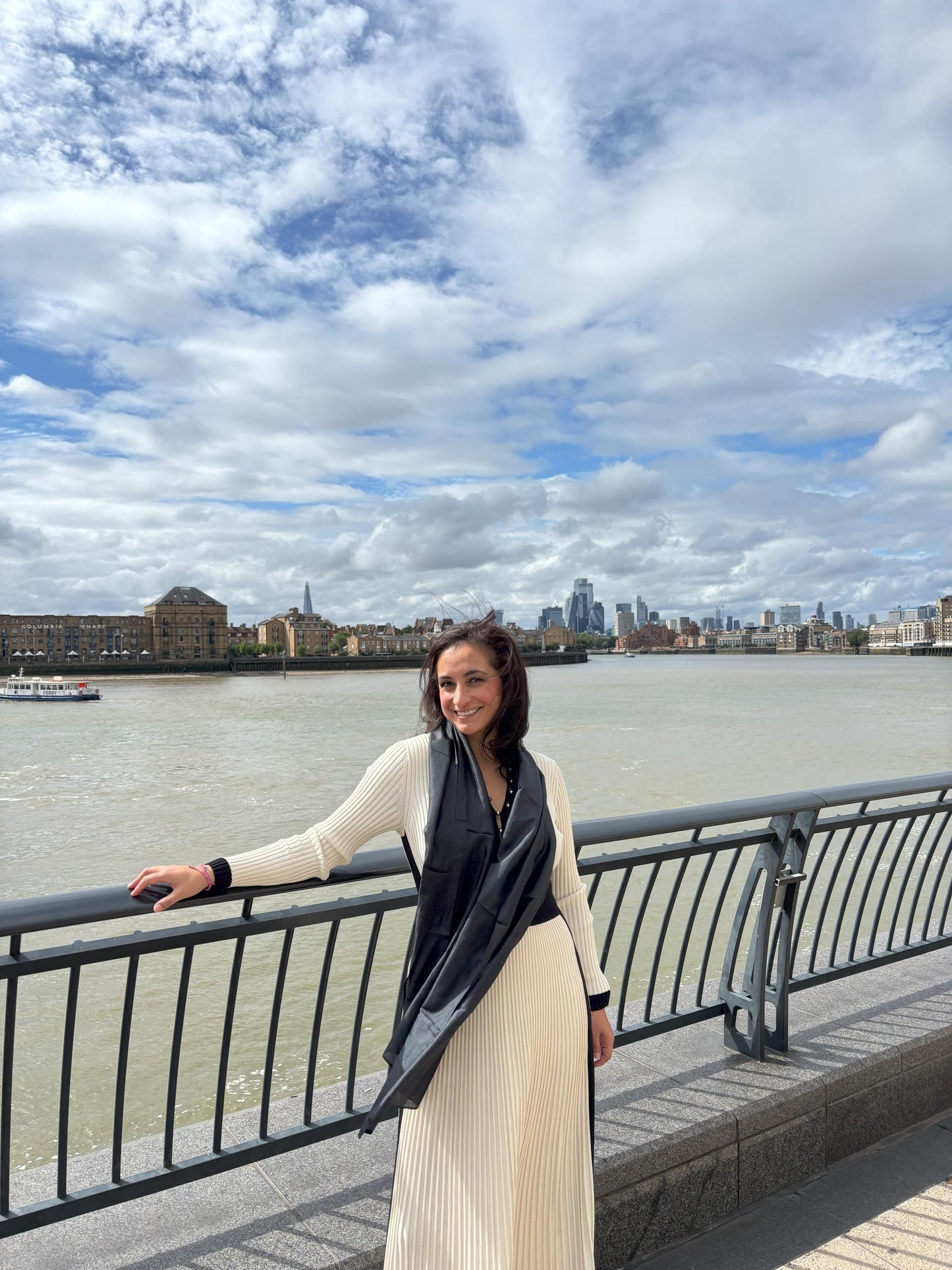 Carlotta Black Scarf