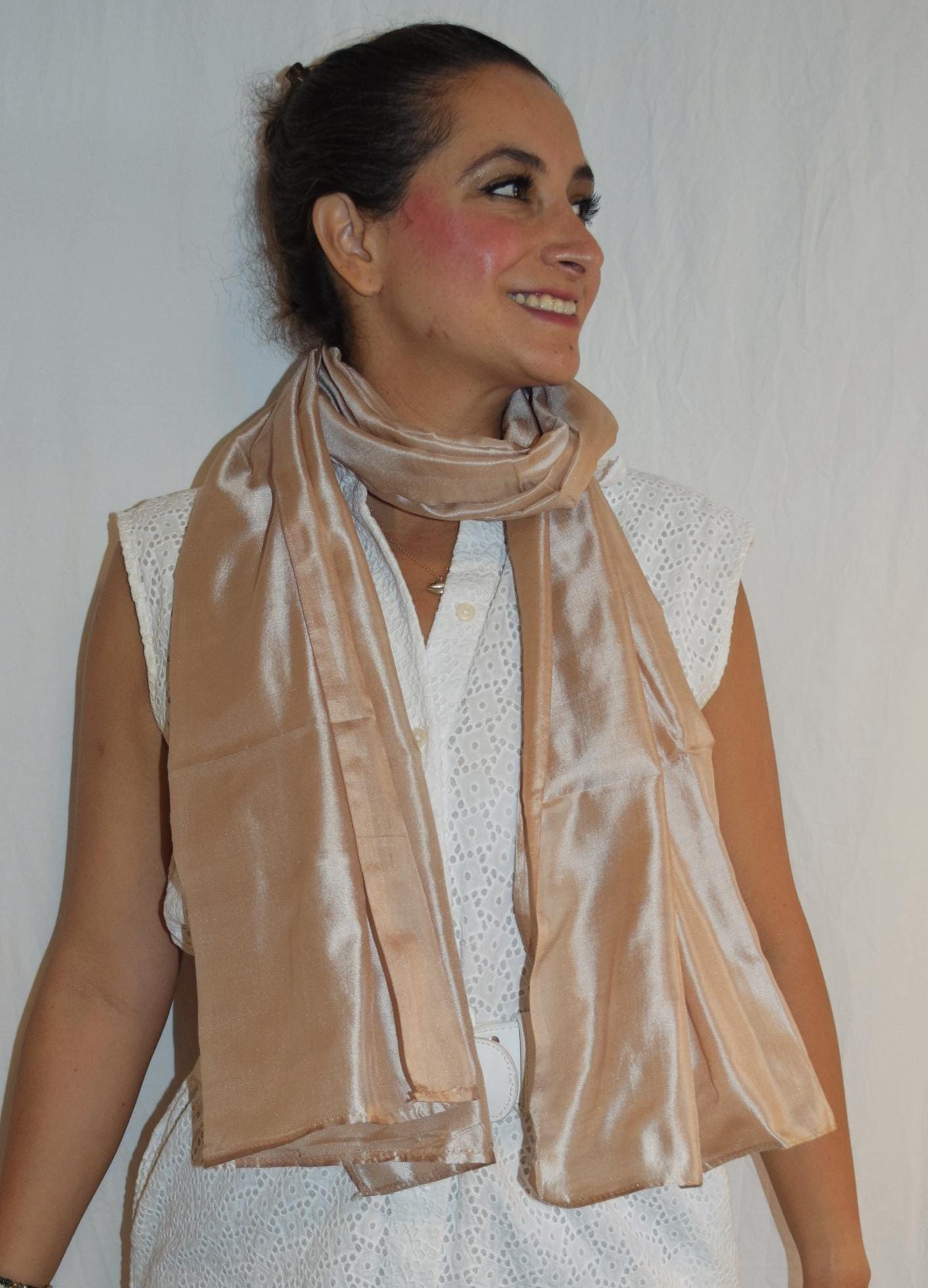 Carlotta Beige Scarf