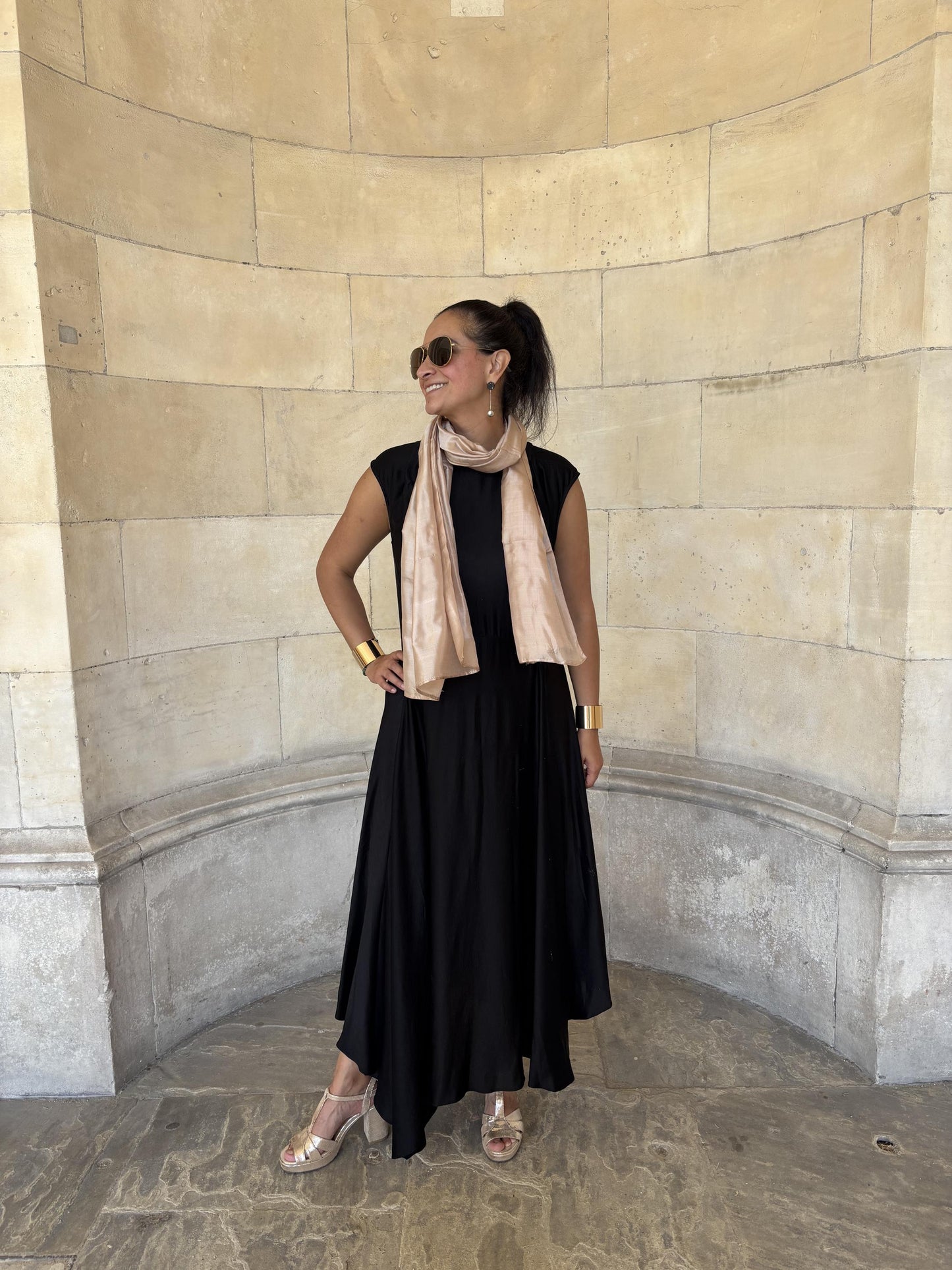 Carlotta Beige Scarf