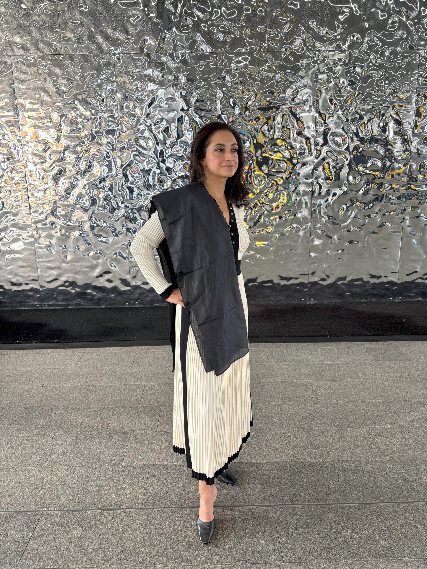 Carlotta Black Scarf