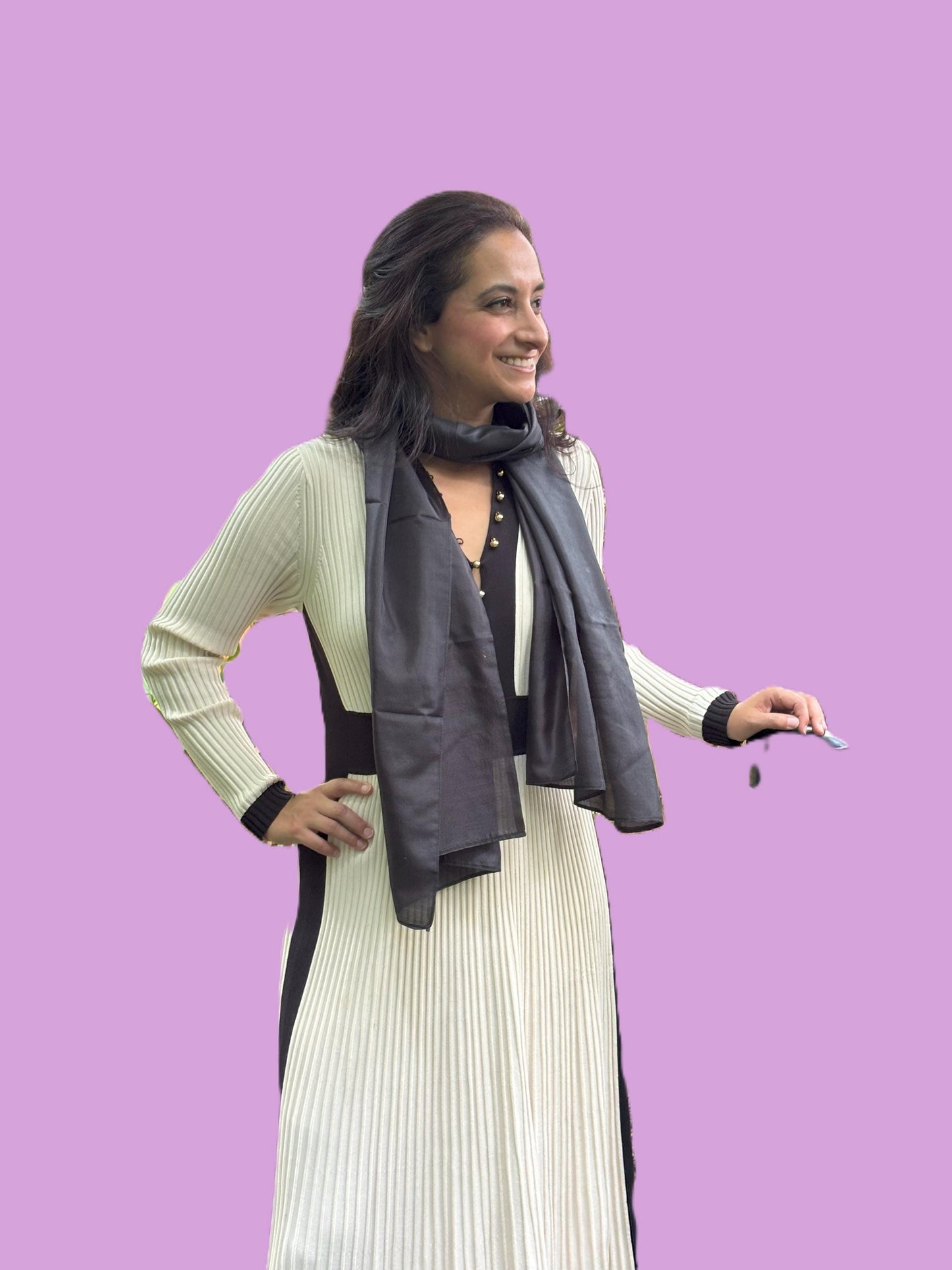 Carlotta Black Scarf