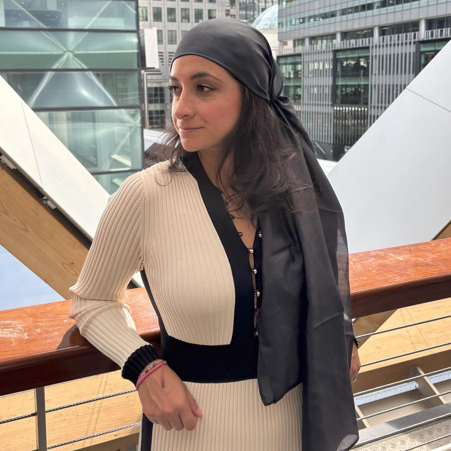 Carlotta Black Scarf